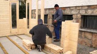 Ensamblaje de casas de madera en Albacete Ciudad Real y Cuenca [upl. by Miguela]