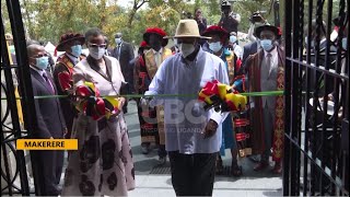 MUSEVENI COMMISSIONS RECONSTRUCTED MAKERERE UNIVERSITY ICONIC IVORY TOWER ADMINISTRATION BUILDING [upl. by Albers]