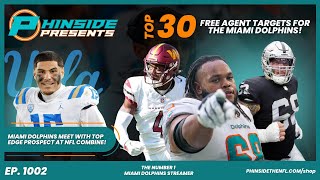 Top 30 Free Agent Targets For The Miami Dolphins [upl. by Ebenezer]