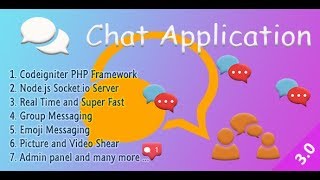 Chat Manager  Codeigniter  Socketio Nodejs  Socketio Chat App Using Websockets [upl. by Zink]