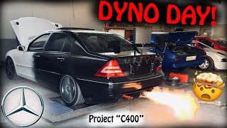 Mercedes W203 Project Hits The Dyno HUGE FLAMES 🤩 Dialled In amp Ready For a ROADTRIP [upl. by Vijar356]