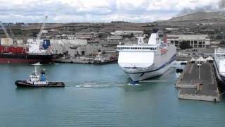 Tirrenias SHARDEN departing Civitavecchia 6 August 2010 [upl. by Viradis882]