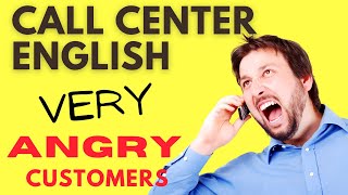 English for Call Centers Role Play Practice with Very Angry Customers [upl. by Kopple]