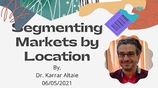 Lecture 3 ECON 4 Segmenting Market by location [upl. by Wendolyn]