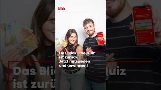 Das Blick Live Quiz ist zurück – jetzt mitspielen und gewinnen [upl. by Qidas]