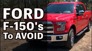 Ford F150 Trucks to Avoid [upl. by Diver]