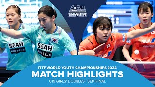 ParkYoo vs MendeTakamori  U19 GDSF  ITTF World Youth Championships 2024 [upl. by Jeanette578]