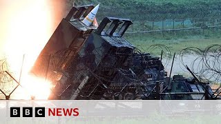 Russia says Ukraine fired USsupplied longrange missiles into country  BBC News [upl. by Atnad440]