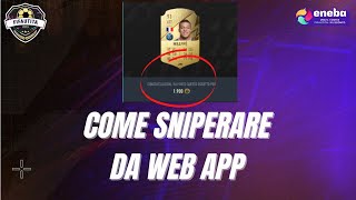 FIFA 22 Come SNIPERARE da Web App ‼ FUT  FUTINATOR [upl. by Vallie824]