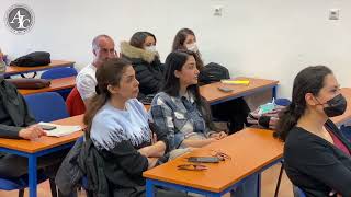 Corvinus University Informational meeting at AIC campus in Budapest [upl. by Valentine]