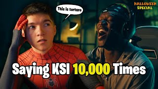 SpiderMan Says KSI 10000 TIMES 🗣️ [upl. by Kironde]