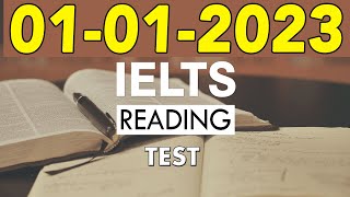 IELTS READING PRACTICE TEST 2023 WITH ANSWER  01012023 [upl. by Stempien]