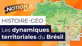 Croquis de géographie  Les dynamiques territoriales du Brésil [upl. by Odnalra]