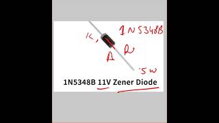 1n5348b zener diode ytshorts electroniccomponent [upl. by Myrtle]