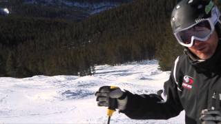 Ski Tips with Panoramas Jason Simpson moguls [upl. by Anaujahs]