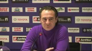 Conferenza di Prandelli alla vigilia della sfida con la Roma [upl. by Angele748]