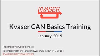 CAN Basics Training Introduction [upl. by Haymo]