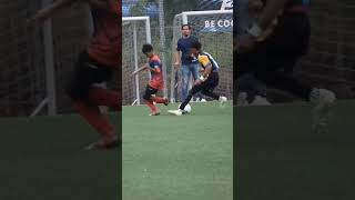 Nutmeg Skill By Aslah BEYSA football shorts nutmeg soccer youtubechannelakubiomed [upl. by Thgiwed961]