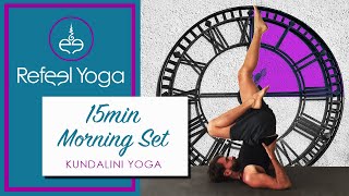 Kundalini Yoga 15 Minute Morning Set [upl. by Jarin]