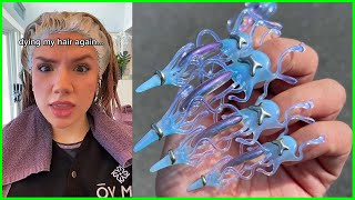 🏵️ NAIL ART STORYTIME TIKTOK 🏵️ NEW Bailey Spinn Idol  POVs Tiktok 42 [upl. by Gavrah464]