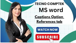 Captions topic in Microsoft word 2007ReferencesTab microsoftwordwindows trendingvideo [upl. by Auburn]