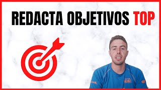 ¿Cómo redactar OBJETIVOS de APRENDIZAJE con EJEMPLOS REALES ✔️ [upl. by Eeloj311]