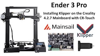 Ender 3 Pro 427 Board An Easy Way of Installing Calibrating and Printing with Mainsail Klipper [upl. by Ahsaten833]