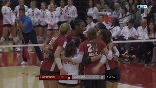 Wisconsin Volleyball Highlights from the 2023 Regular Season [upl. by Alag]