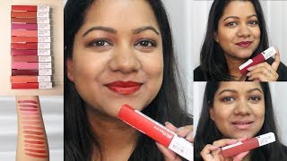 13 NEW Maybelline Superstay Matte Ink lipcolor swatches Indian skin  Ritu Rajput [upl. by Asyle211]