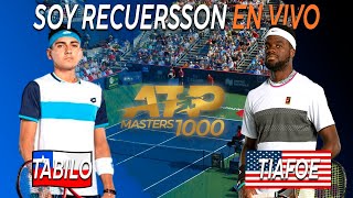 Alejandro Tabilo vs Frances Tiafoe  ATP Masters 1000 de Montreal Reacción en vivo [upl. by Risa]