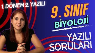 9 SINIF BİYOLOJİ 1 DÖNEM 2 YAZILIYA HAZIRLIK  PDF 2023  2024 [upl. by Levona242]