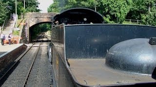 West Somerset Railway 2013  Bishops Lydeard to Minehead with GWR 280 No 3850 [upl. by Rednaxela]