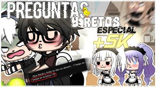 💛PREGUNTAS Y RETOS💛PARTE 1 Especial ✨5k✨ Gacha life  •Gatito• [upl. by Anua875]