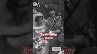 Royal wedding gowns Queen Fabiola of the Belgians [upl. by Annawat]