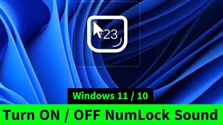 Turn on or off Num Lock Sound Notification in Windows 1110  Disable or Enable Number Lock Sound [upl. by Kaitlin]