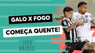 Após confusão Denílson imagina final da Libertadores quente entre Botafogo e AtléticoMG [upl. by Tarabar216]