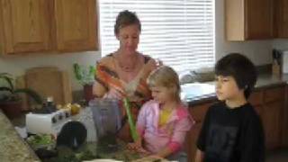 Raw Food Diet Inspiration Raw Kale Salad Recipe part 1 of 2 [upl. by Elicec]