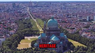 Aerial Tour of Koekelberg Basilica  Stunning Drone Footage of Brussels Sacred Heart [upl. by Edmon]