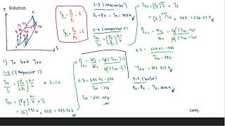 EXAMPLE OF BRAYTON CYCLE WITH INTERCOOLING PART 1 [upl. by Naitsirc]