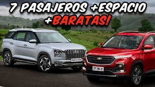 TOP Las 7 SUV y Minivans de 7 plazas más baratas modernas y seguras 2024 [upl. by Etan]