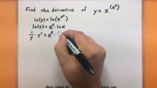 Calculus  How to do logarithmic differentiation [upl. by Pryor]