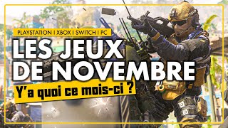 TOP 10 des sorties jeux vidéo en NOVEMBRE 2023  🎮 [upl. by Grannie]