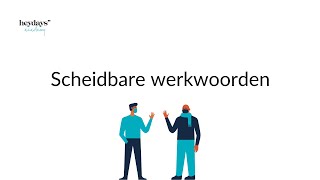 De scheidbare werkwoorden voorbeeldzinnen in de tegenwoordige tijd en de verleden tijd [upl. by Haorbed]