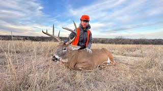 3 Bucks Down  Public Land Kansas Deer Hunt  Rifle [upl. by Riatsila760]