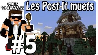 Les Postit Muets  Minecraft Timelapse  5 Méga Taïga House [upl. by Cotter]