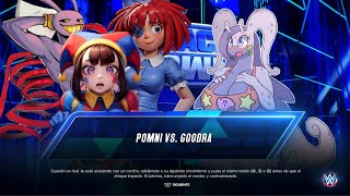 WWE 2K23 POMNI VS GOODRA THE WINNER WILL PARTICIPATE IN THE ELIMINATION CHAMBER FOR THE RMIKA TITLE [upl. by Milly]