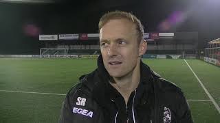 Scott Ruscoe reflects as The New Saints FC beat Carmarthen Town 10 [upl. by Linetta262]