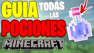 ✅COMO hacer TODAS LAS POCIONES EXPLICADAS👈 en minecraft  💎GUIA DE LAS POCIONES🍼 DE MINECRAFT🍓 [upl. by Atikihc503]