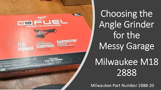 Milwaukee 2888 Angle Grinder Unboxing [upl. by Cassiani]