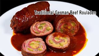 How to make Traditional German Beef Rouladen｜Rinderrouladen｜ Rouladen｜best German Rouladen Recipe [upl. by Anelliw]